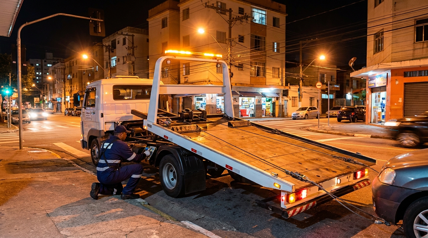 Guincho 24h profissional no Pingo D’água, Betim‑MG