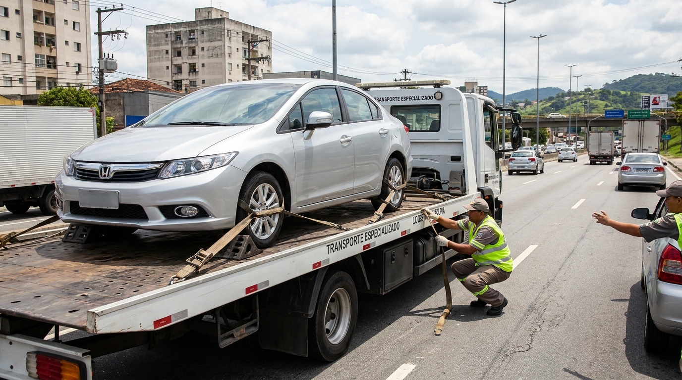 Transporte de Motocicletas no Bodocó, Betim‑MG